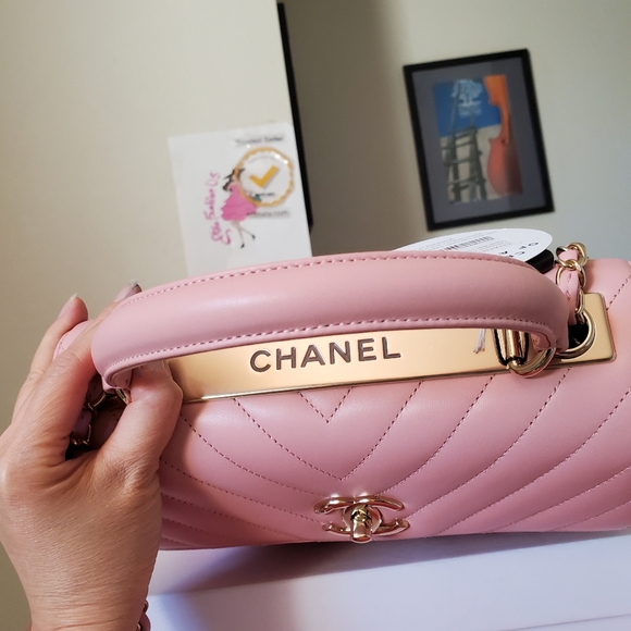 Chanel trendy small pink gold hard ware bag - Picture 4 of 17